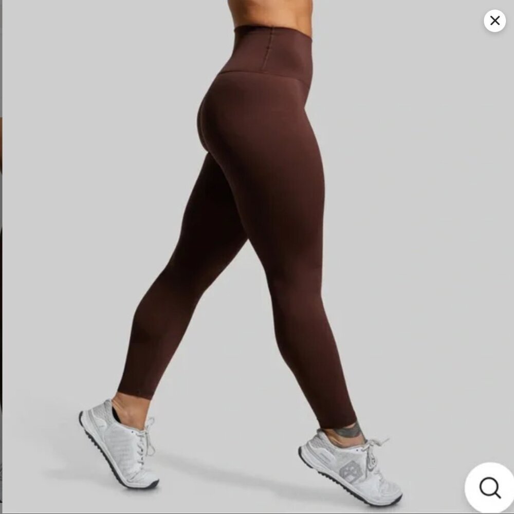 NWT Born Primitive Synergy Leggings Chicory Brown Women's 2XL (14-16)